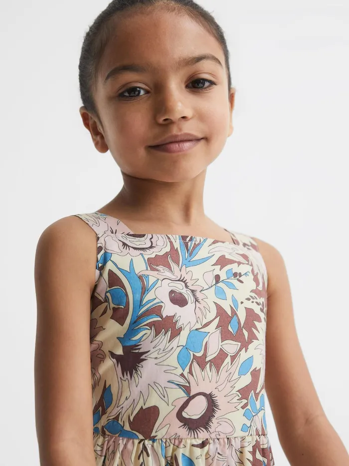 Reiss Dresses and Jumpsuits Marcie Printed Strappy Dress Lilac 8211 Children
