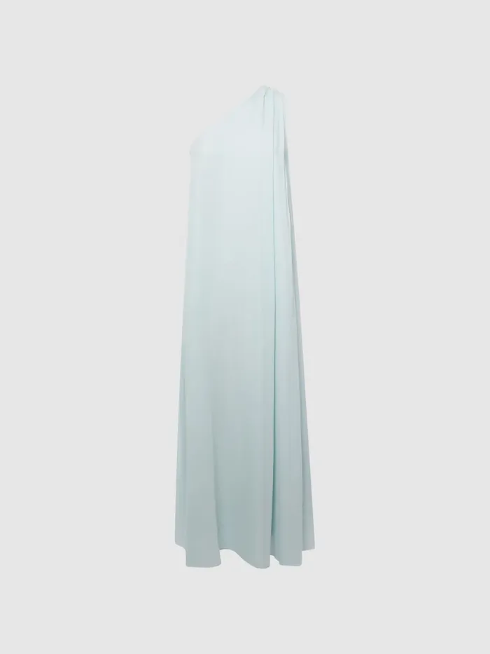 Reiss Dresses Charly One Shoulder Maxi Dress Green 8211 Women