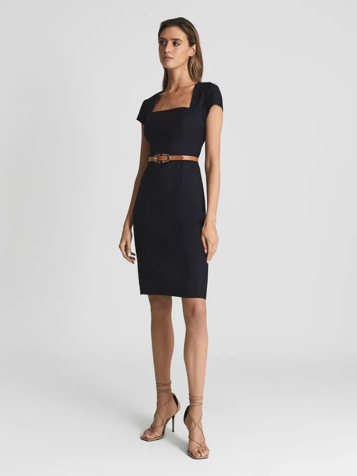 Reiss Dresses Haisley Tailored Dress Navy 8211 Women