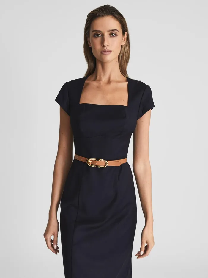 Reiss Dresses Haisley Tailored Dress Navy 8211 Women