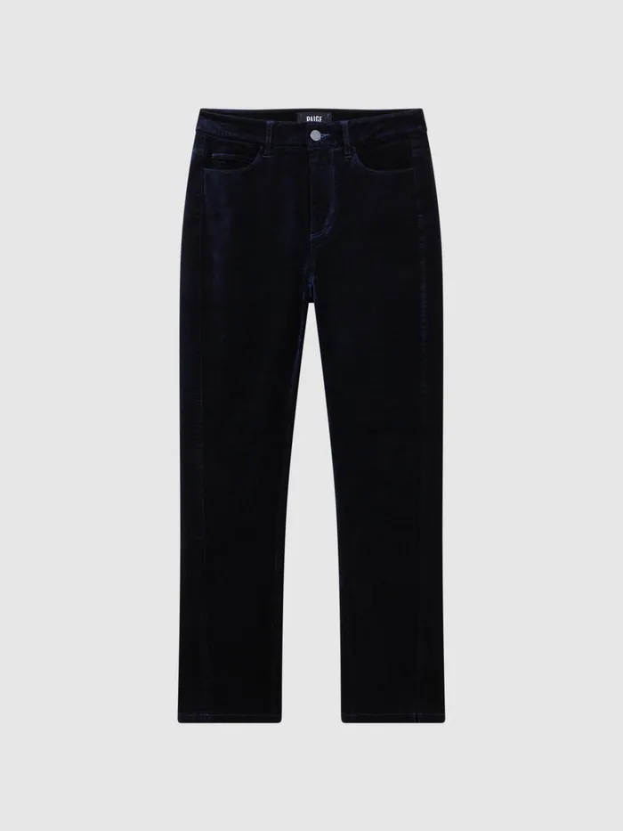 Reiss Jeans Cindy Twisted Seam Velvet Jeans Dark Navy 8211 Women