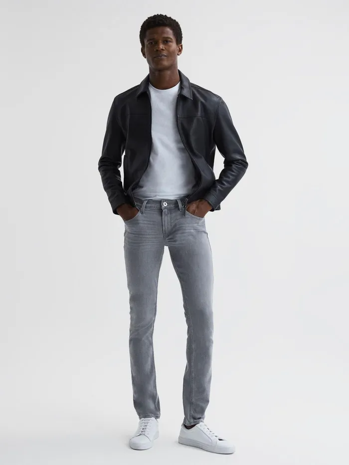Reiss Jeans Croft Paige High Stretch Super Skinny Jeans Patterson 8211 Men