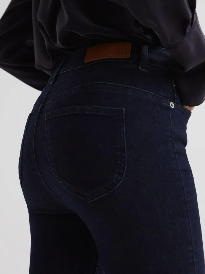 Reiss Jeans Garcia Contour High Rise Skinny Jeans Dark Blue 8211 Women