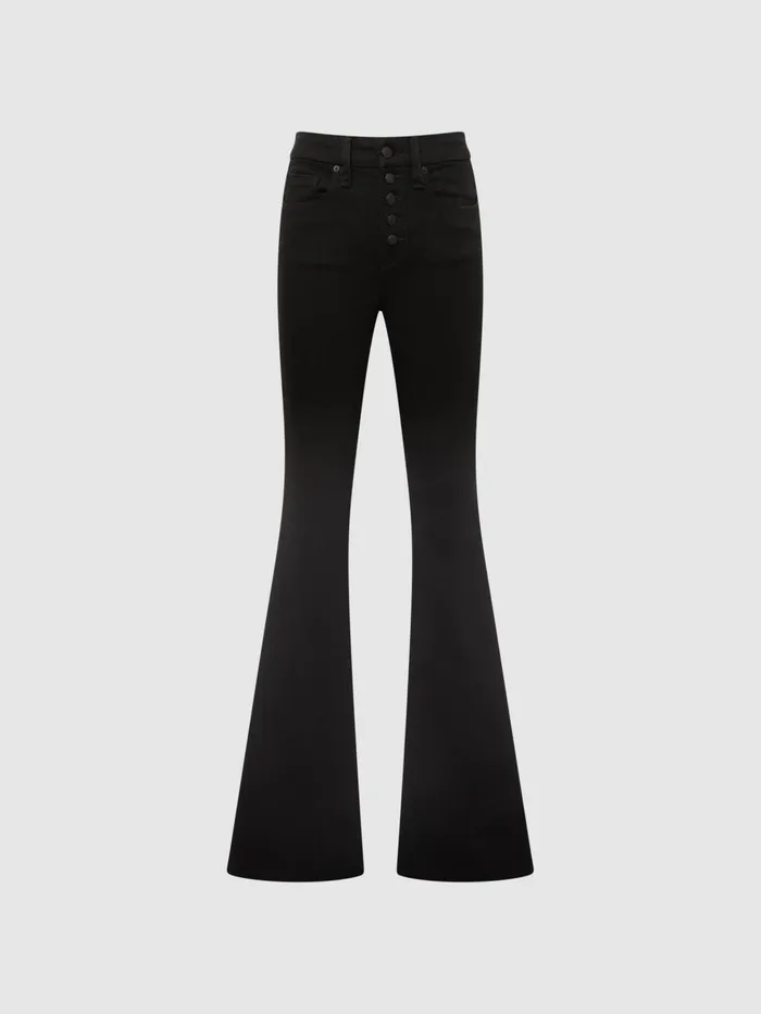 Reiss Jeans Good American Flared Jeans Black 8211 Women