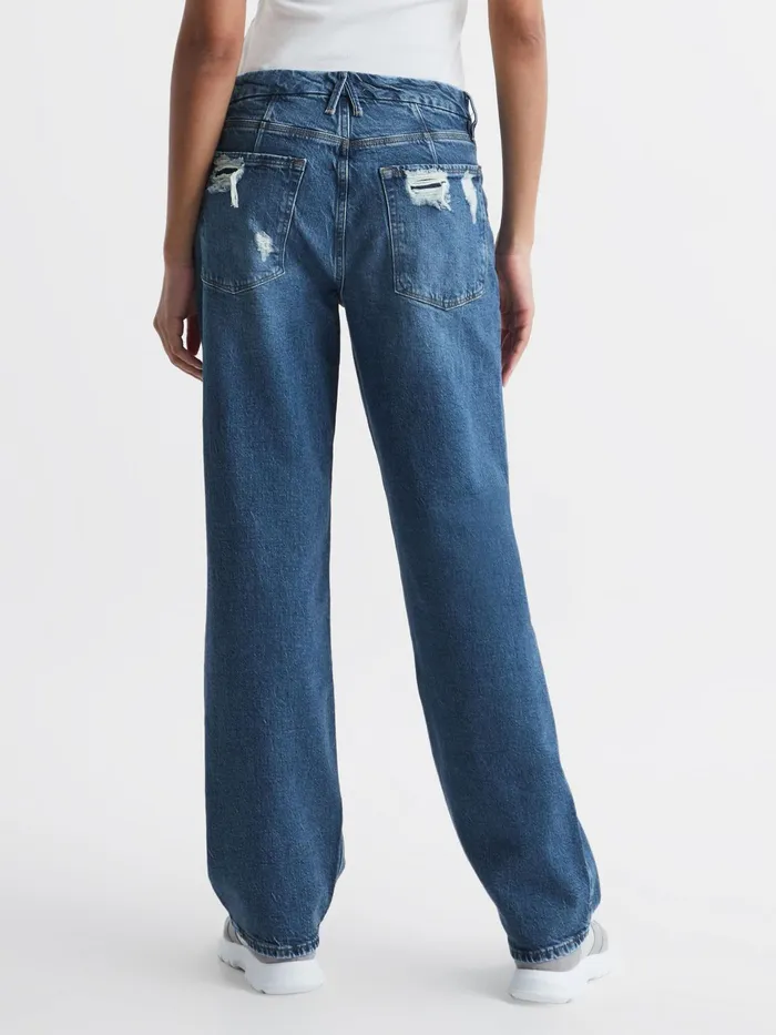 Reiss Jeans Good American Good American 90s Fit Jeans Mid Blue 8211 Women