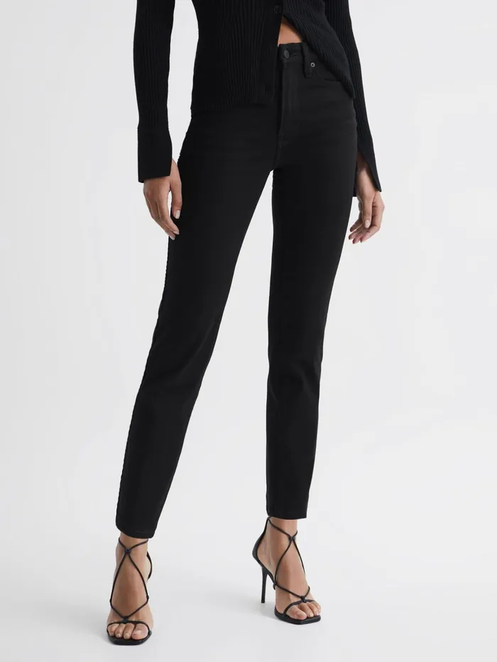 Reiss Jeans Good American Straight Jeans Black 8211 Women