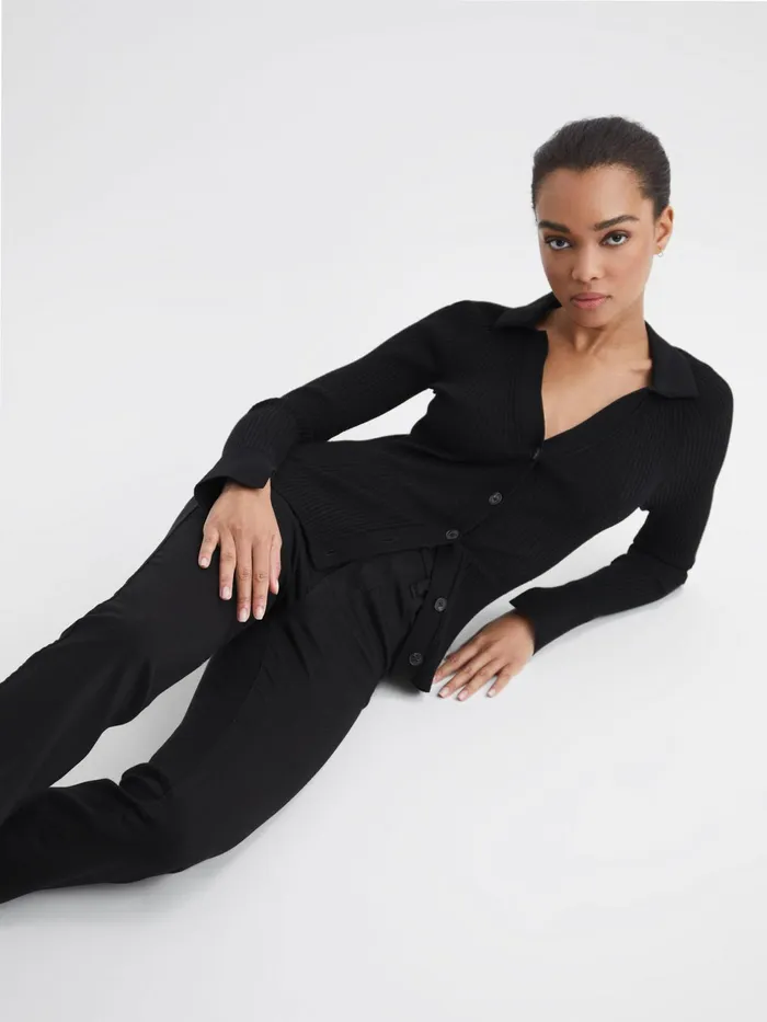 Reiss Jeans Good American Straight Jeans Black 8211 Women