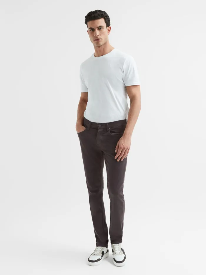 Reiss Jeans Lennox Paige Slim Fit High Stretch Jeans Twilight Truffle 8211 Men