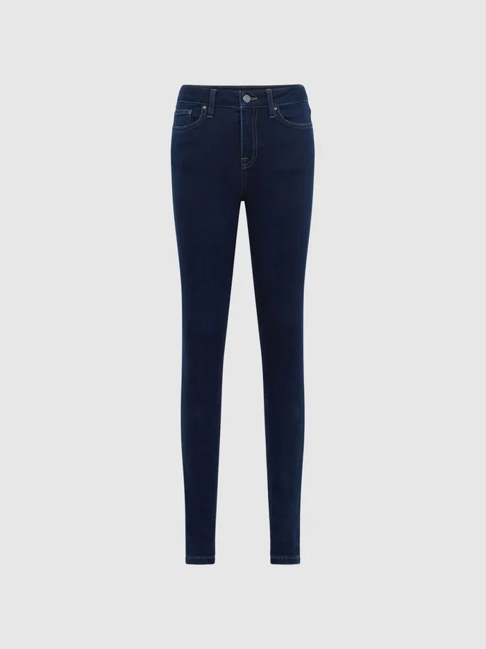 Reiss Jeans Lux Mid Rise Skinny Jeans Indigo 8211 Women