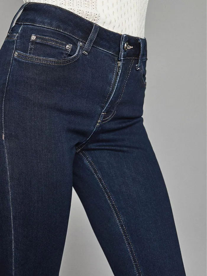 Reiss Jeans Lux Mid Rise Skinny Jeans Indigo 8211 Women