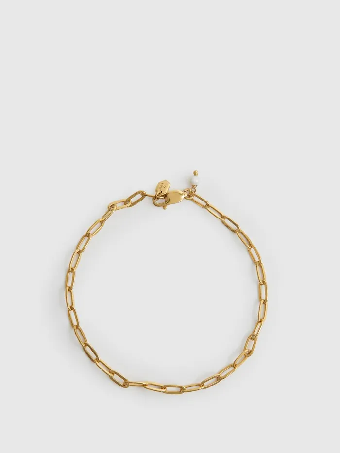 Reiss Jewellery Gemma Maria Black Bracelet Gold 8211 Women