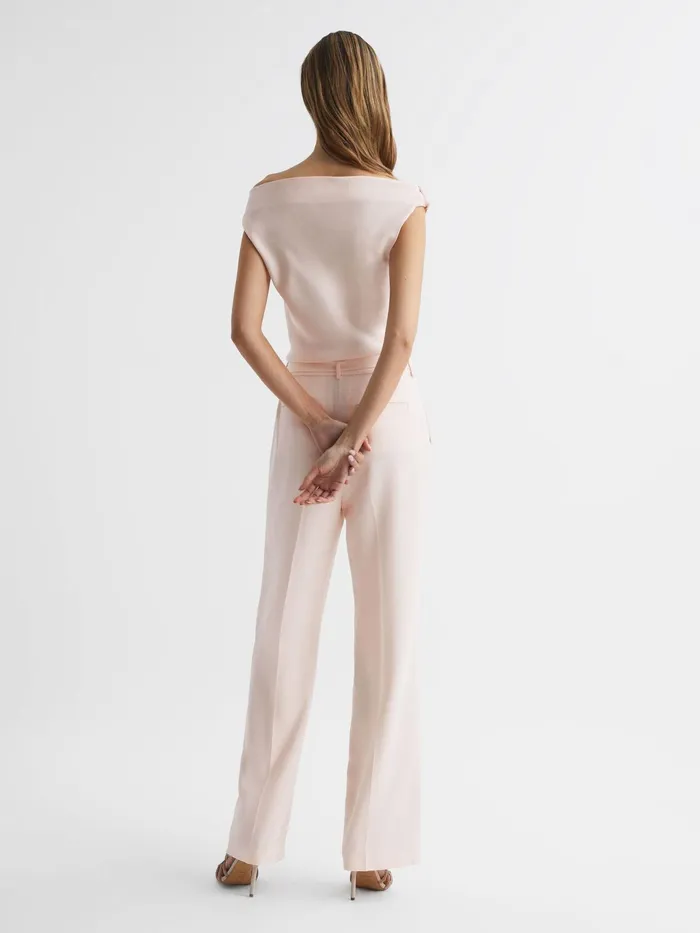 Reiss Jumpsuits Maple OffTheShoulder Jumpsuit Nude 8211 Women