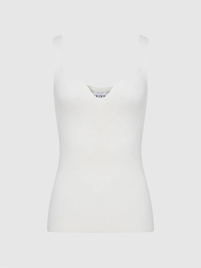 Reiss Knitwear Daisy Sweetheart Neck Top Black 8211 Women