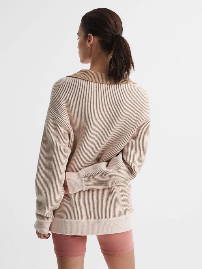 Reiss Knitwear The Upside The Upside Knitted Sweater Natural 8211 Women