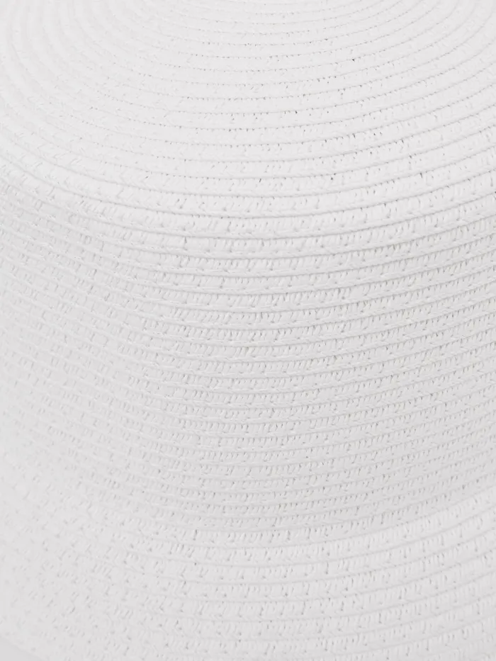 Reiss Scarves Hats and Gloves Lexi Bucket Woven Bucket Hat White 8211 Women