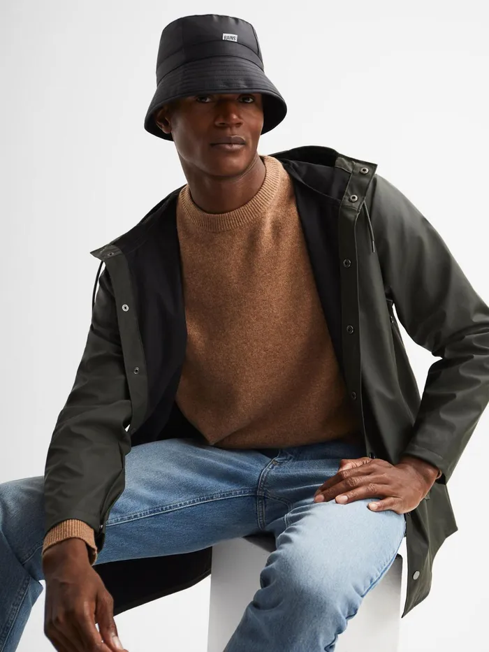 Reiss Scarves Hats and Gloves Rains Bucket Hat Black 8211 Men