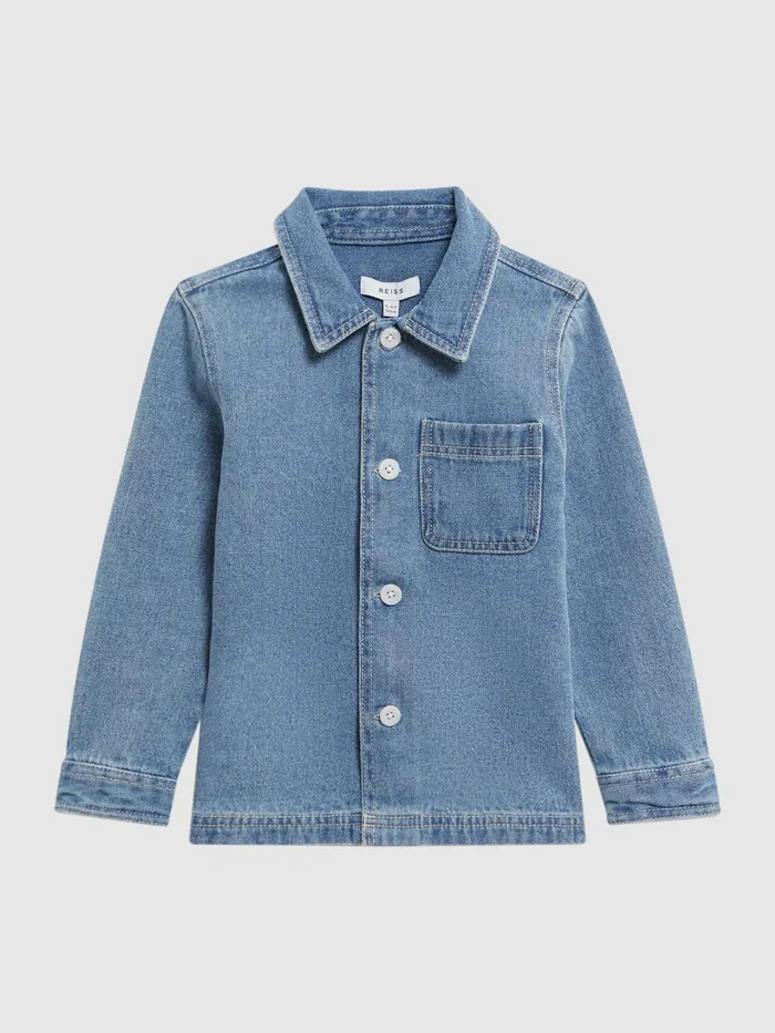 Reiss Shirts Colorado Denim Jacket Light Blue 8211 Children