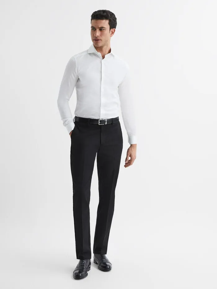 Reiss Shirts Storm Cotton Twill Slim Fit Shirt White 8211 Men
