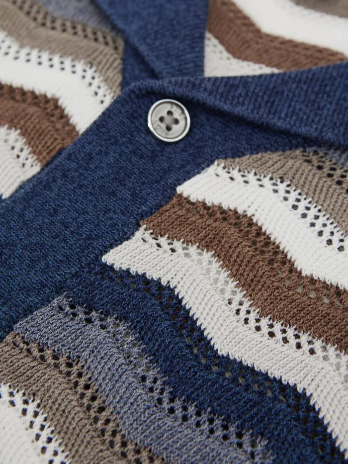 Reiss Shirts Whiteley Cuban Collar Printed Shirt Multi 8211 Children