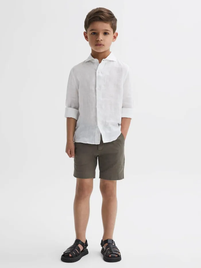 Reiss Shorts Wicket Casual Chino Shorts Khaki 8211 Children