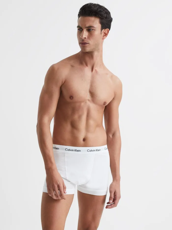 Reiss Socks and Underwear Calvin Klein Underwear 3 Pack Trunks Multi 8211 Men