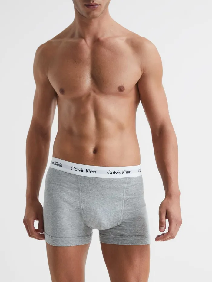 Reiss Socks and Underwear Calvin Klein Underwear 3 Pack Trunks Multi 8211 Men