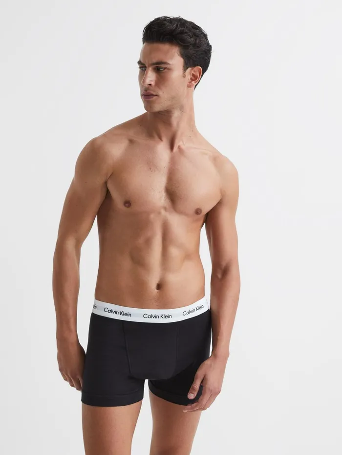 Reiss Socks and Underwear Calvin Klein Underwear 3 Pack Trunks Multi 8211 Men