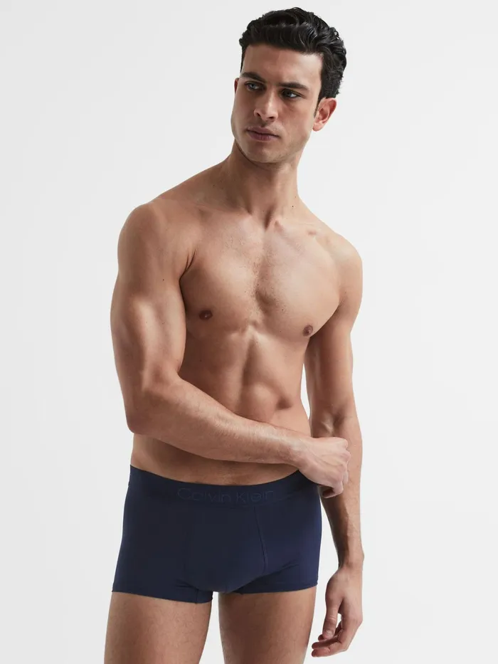 Reiss Socks and Underwear Calvin Klein Underwear Low Rise Trunk Blue 8211 Men