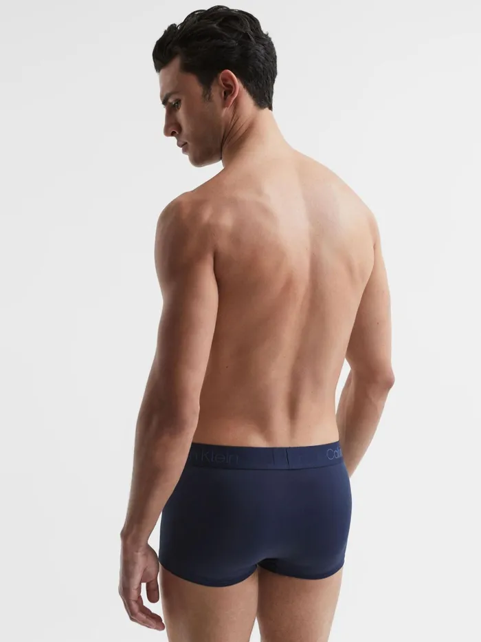 Reiss Socks and Underwear Calvin Klein Underwear Low Rise Trunk Blue 8211 Men