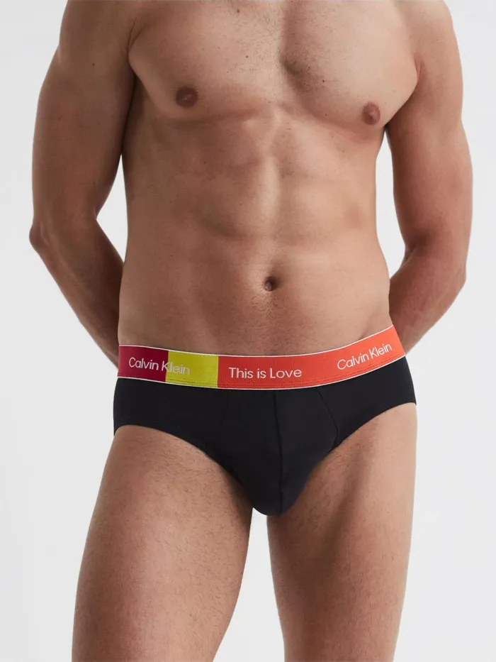 Reiss Socks and Underwear Calvin Klein Underwear This Is Love Briefs Black 8211 Men