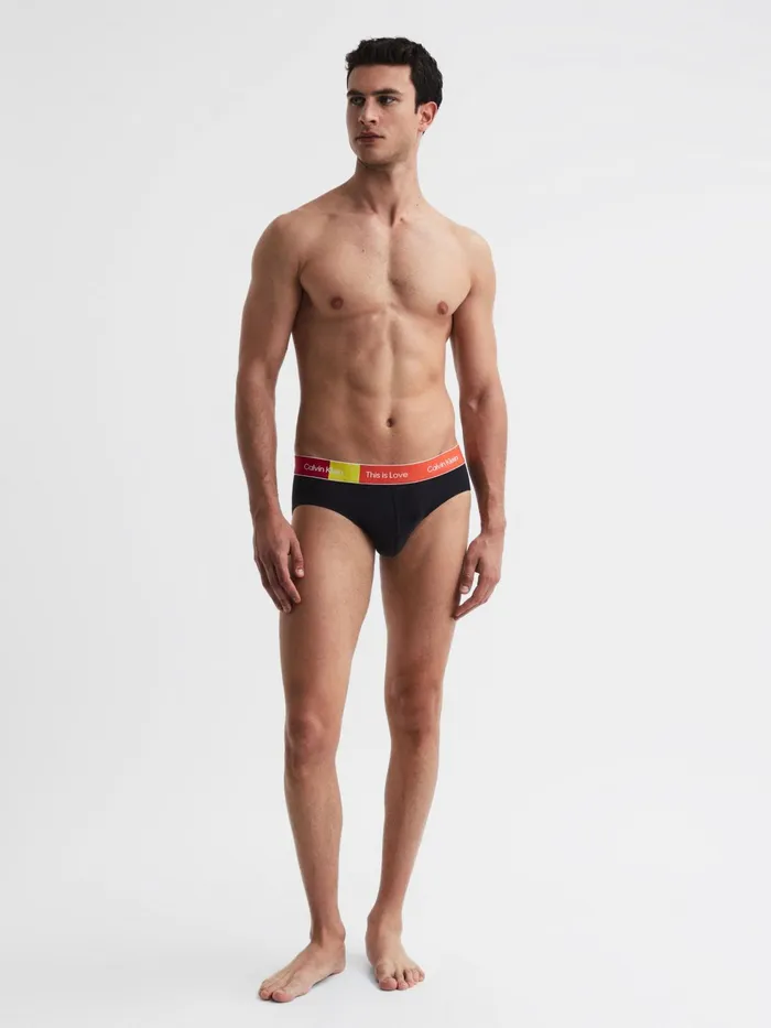 Reiss Socks and Underwear Calvin Klein Underwear This Is Love Briefs Black 8211 Men
