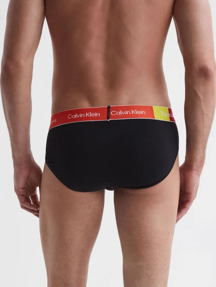 Reiss Socks and Underwear Calvin Klein Underwear This Is Love Briefs Black 8211 Men