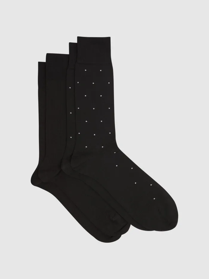 Reiss Socks and Underwear Graham 2 Pack 2 Pack Of Socks Black 8211 Men