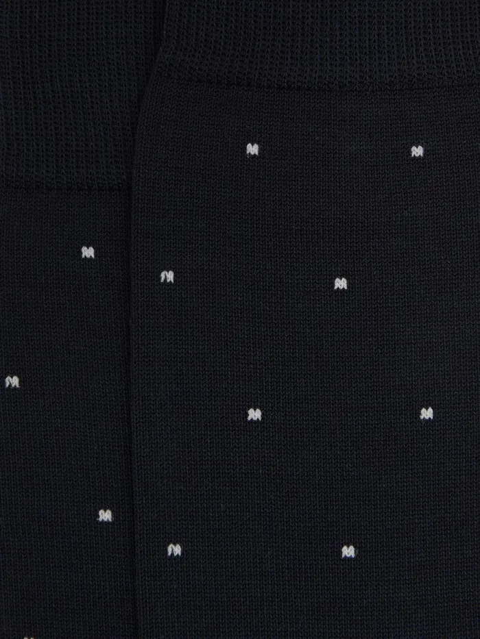 Reiss Socks and Underwear Mario Spot Polka Dot Socks Navy 8211 Men