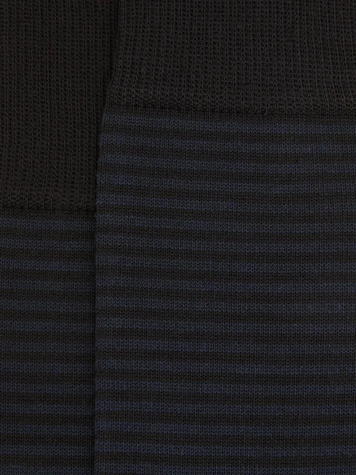 Reiss Socks and Underwear Mario Stripe Striped Socks Black 8211 Men