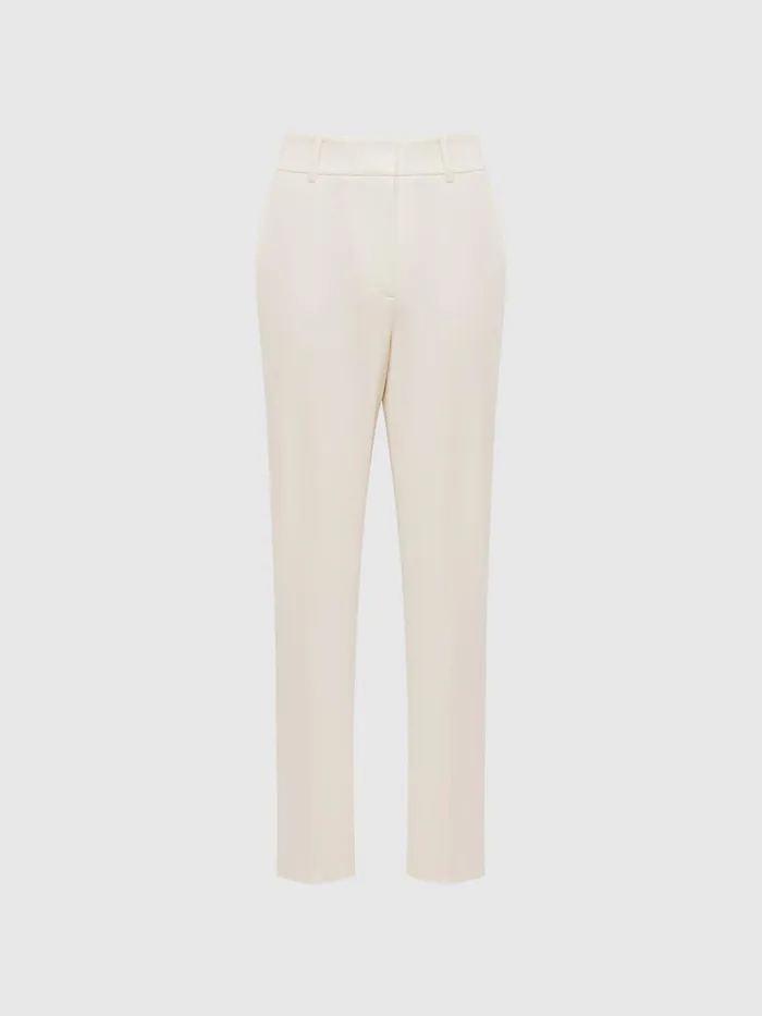Reiss Suits and Tailoring Ember Highrise Slim Leg Trousers Camel 8211 Women