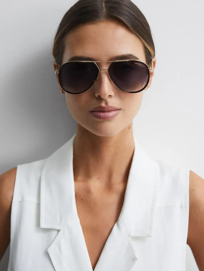 Reiss Sunglasses Carrera Carrera Eyewear Aviator Sunglasses Tortoise 8211 Women