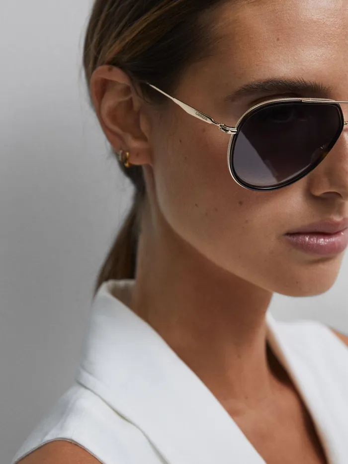 Reiss Sunglasses Carrera Carrera Eyewear Aviator Sunglasses Tortoise 8211 Women