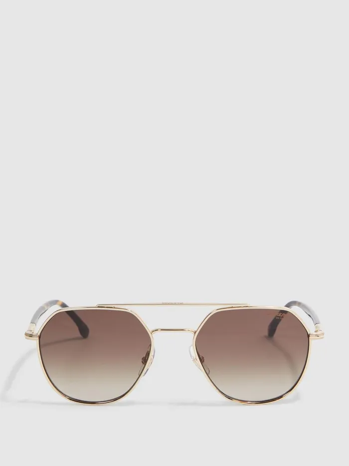 Reiss Sunglasses Carrera Carrera Eyewear Octagonal Sunglasses Gold 8211 Men