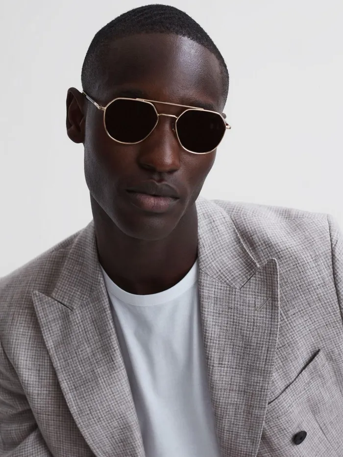 Reiss Sunglasses Carrera Carrera Eyewear Octagonal Sunglasses Gold 8211 Men