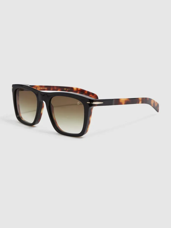 Reiss Sunglasses David Beckham Eyewear By David Beckham Squared Tortoiseshell Sunglasses Tortoise 8211 Men