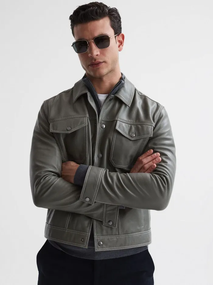 Reiss Sunglasses Harper Paige Square Metal Frame Sunglasses Gold 8211 Men