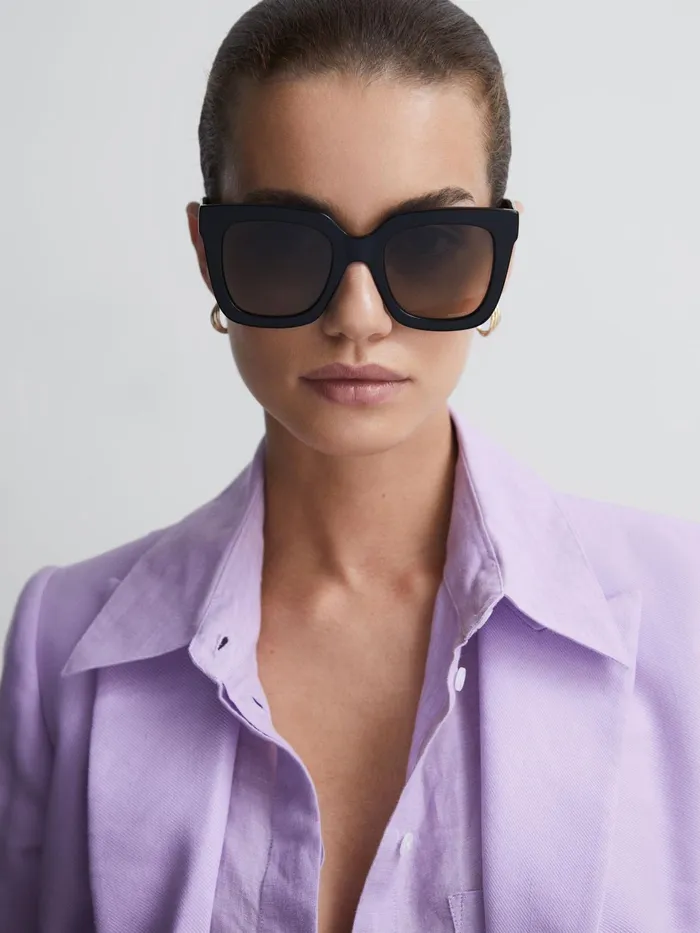 Reiss Sunglasses Missoni Eyewear Cat Eye Tortoiseshell Sunglasses Black 8211 Women