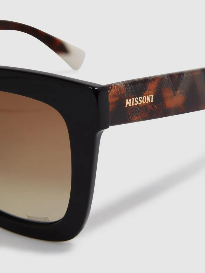 Reiss Sunglasses Missoni Eyewear Cat Eye Tortoiseshell Sunglasses Black 8211 Women