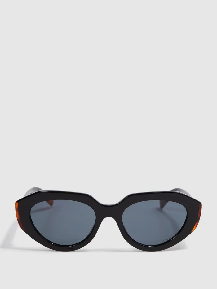 Reiss Sunglasses Missoni Eyewear Rounded Cat Eye Sunglasses Black 8211 Women