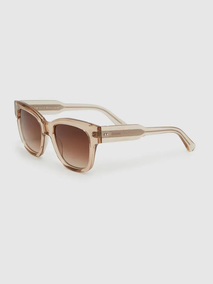 Reiss Sunglasses Seven Chimi Large Frame Acetate Sunglasses Ecru 8211 Women