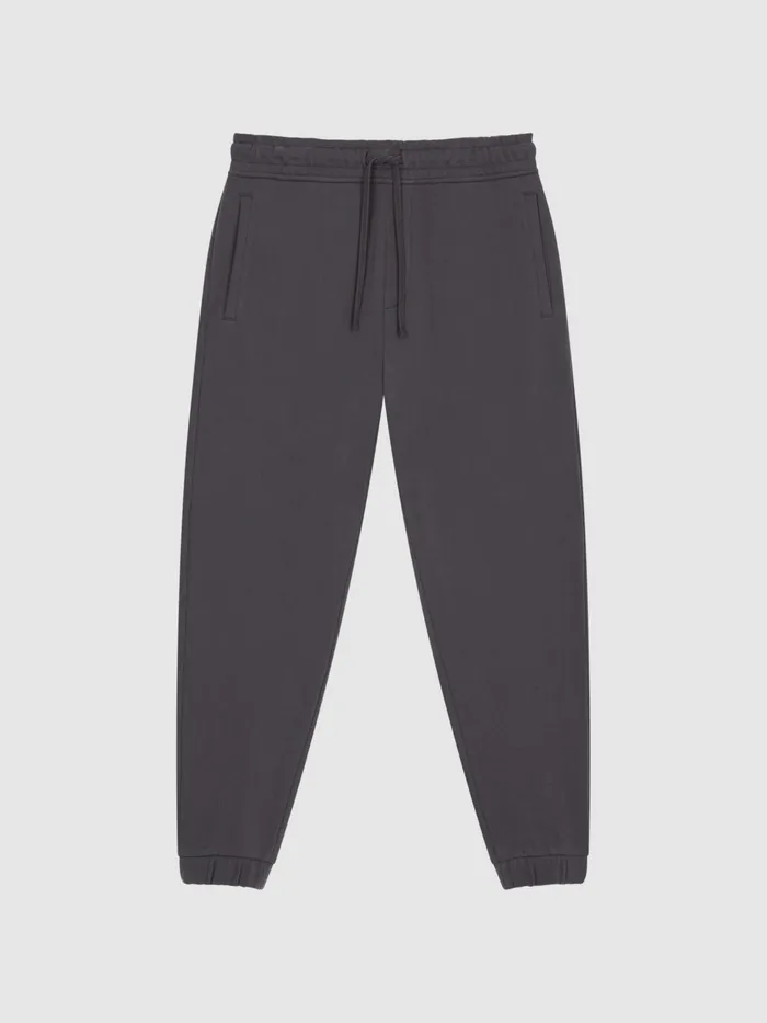 Reiss Sweats and Hoodies Ali Garment Dye Joggers Washed Black 8211 Men