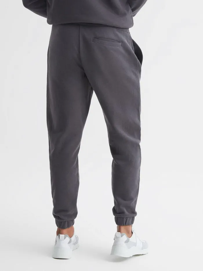 Reiss Sweats and Hoodies Ali Garment Dye Joggers Washed Black 8211 Men
