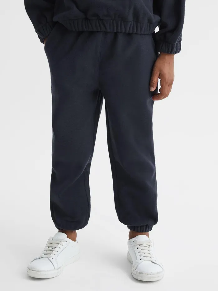 Reiss Sweats and Hoodies Bear Micro Fleece Joggers Navy 8211 Children