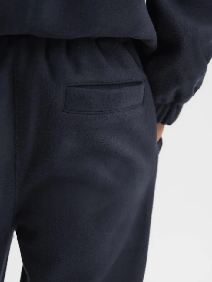 Reiss Sweats and Hoodies Bear Micro Fleece Joggers Navy 8211 Children